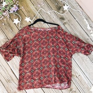 Vintage printed top